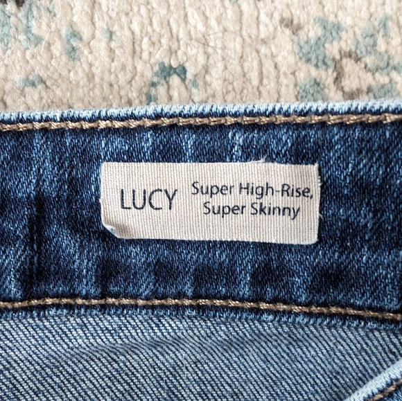 Mavi "Lucy" Super High-Rise Super Skinny Jeans - 25x28 - Picture 4 of 15